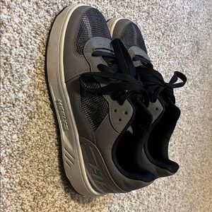 Kids Gray Heely’s Sneakers